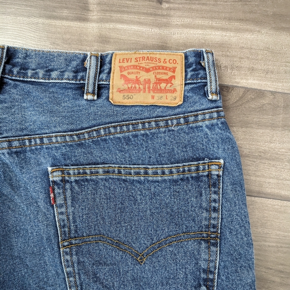 Levi's Men's Relaxed Fit Jeans 550 Size 38 - Picture 10 of 12